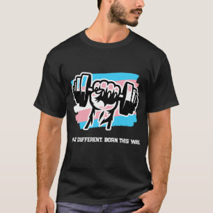 Trans Pride Gym Tröja — Knutna Hantlar 2026 T-shir