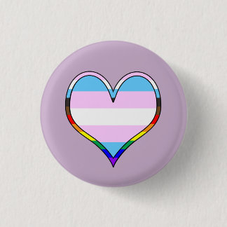 Trans Pride Heart-knapp Knapp