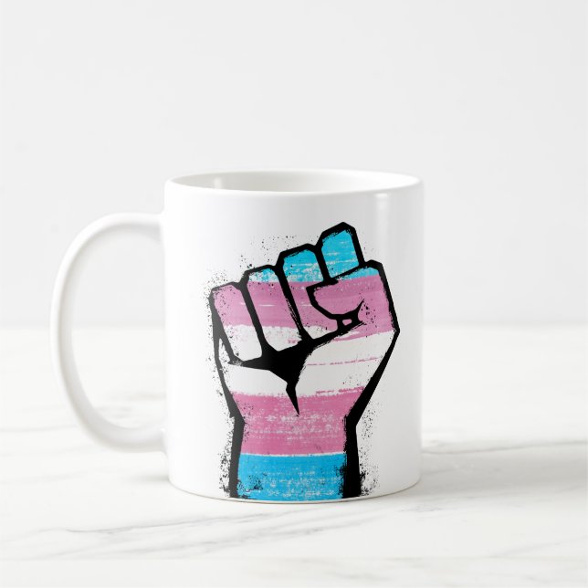 Trans Pride Nävar Kaffemug Kaffemugg (Vänster)