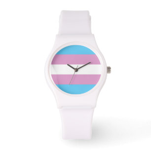 TRANS PRIDE STRIPED-VÅGRÄT - 2014 PRIDE.png Armbandsur