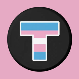 Trans Pride Versal T Magnet