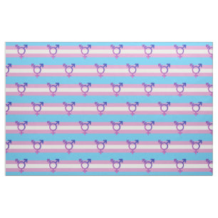 Trans.-prideflagga Tyg