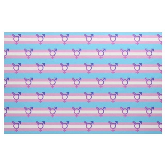 Trans.-prideflagga Tyg (Fat Quarter)