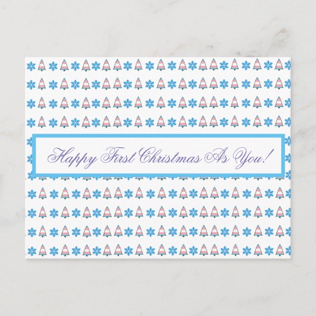 Trans.-pridejul Helg Vykort (Framsida)