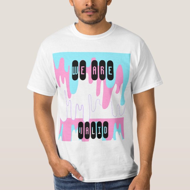 Trans.-prideT-tröja T-shirt (Framsida)