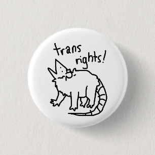 trans.-rättigheterpungråtta knapp