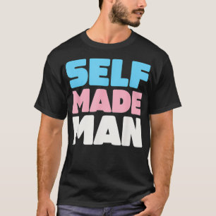 Trans Self Made man FTM Transgender Flagga Support T Shirt