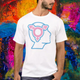 Trans stolthetssymbol huvudtröja t shirt