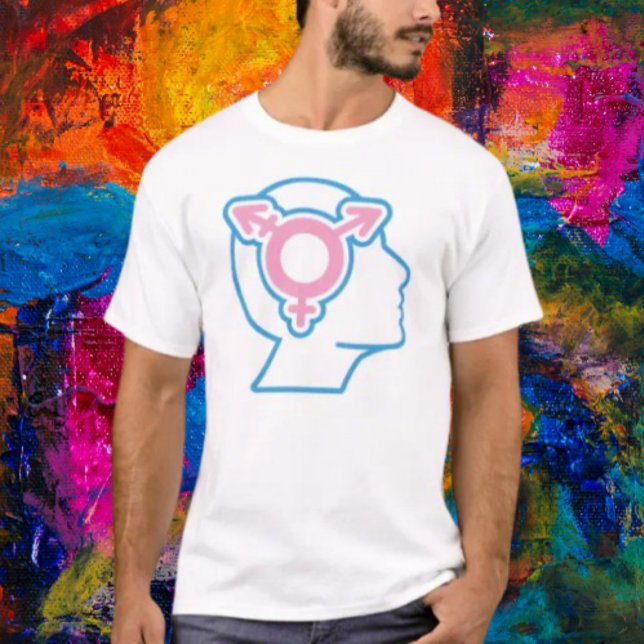 Trans stolthetssymbol huvudtröja t shirt (Skapare uppladdad)