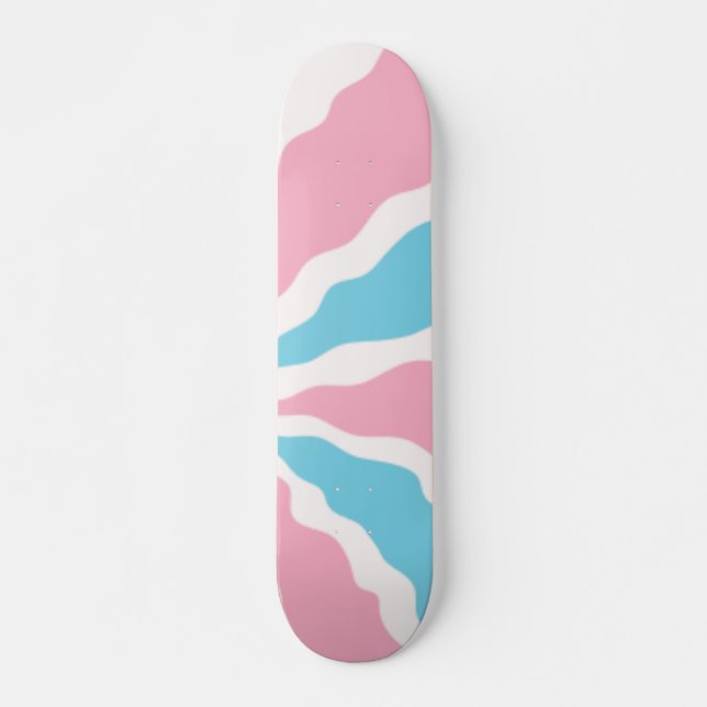 trans swirl style skateboard (Framsida)