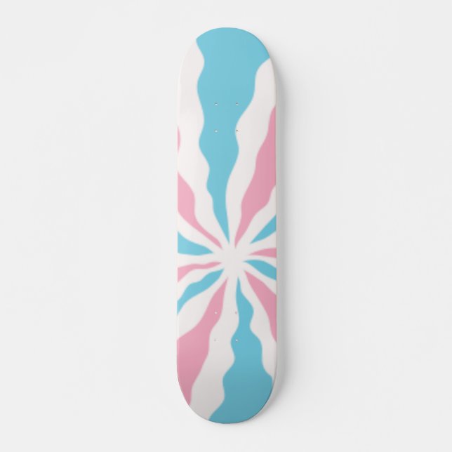 trans swirl style skateboard (Framsida)