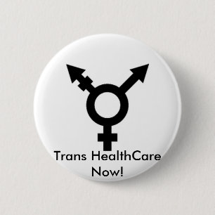 trans.-symbol, trans.-sjukvård nu! knapp