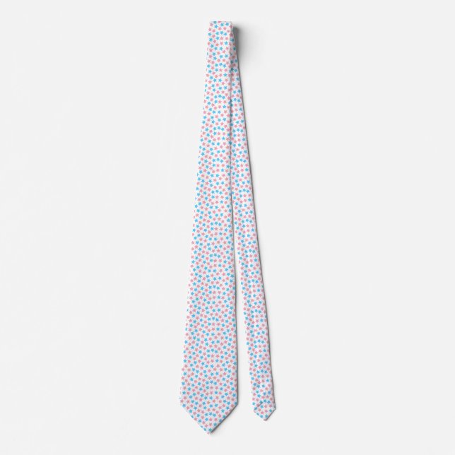 Trans Transgender Pride Flagga Stars Rosa Blue Whi Slips (Framsida)