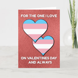 Trans Valentine Hearts Helgkort