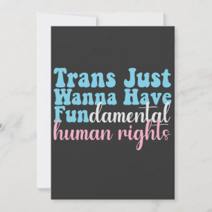 Trans vill bara ha grundläggande mänskliga Höger Meddelande
