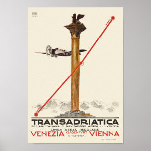 Transadriatica Italien Vintage affisch 1925