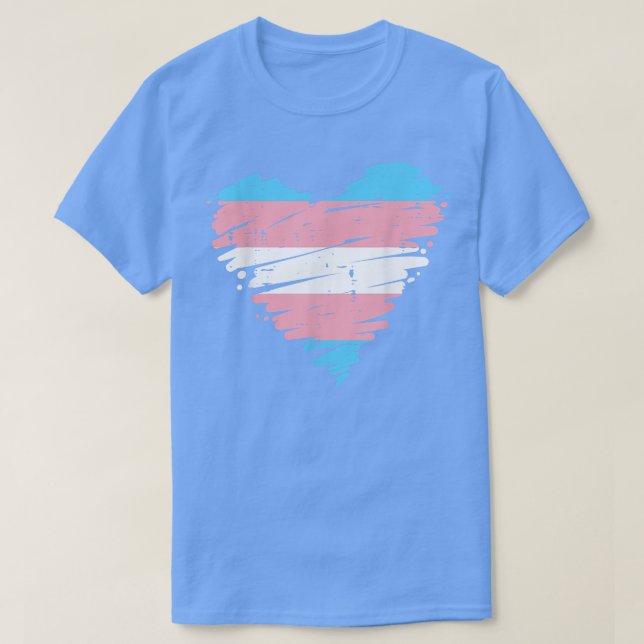 Transaktioner för Pride av Flagga i skripthjärttra T Shirt (Design framsida)