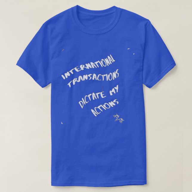 TRANSAKTIONER T SHIRT (Design framsida)