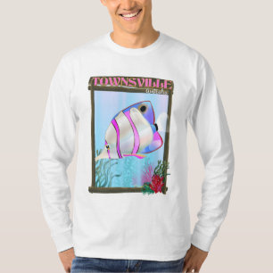 Transaktionsaffisch för Tropiska fiskresor i Towns T Shirt