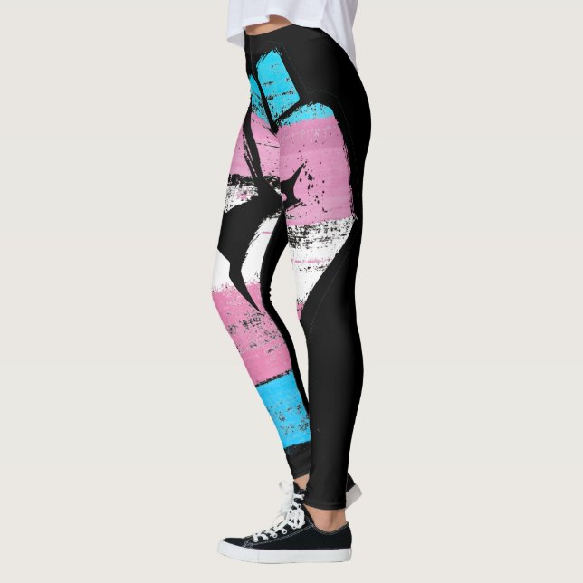 TRANSAKTIONSFÖRFALSKT Pride Leggings (Vänster)