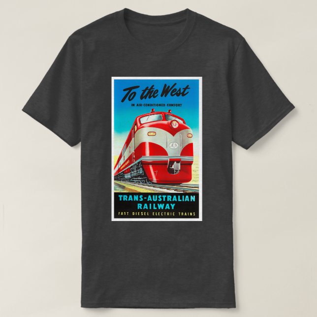 TransAustralian Railway T Shirt (Design framsida)