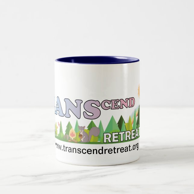 TRANScend Retreat Mug! Två-Tonad Mugg (Center)