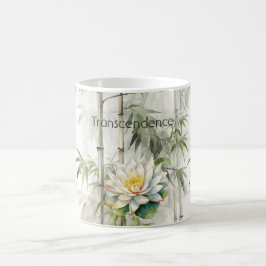 Transcendens Lotus Bambu Lugnhet Buddhism Kaffemugg