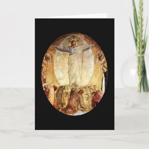 Transcendent Kristus Risen från Grav Helgkort