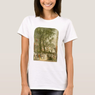 Transept av den Crystal slotten, färgad 1851 (tä T-shirt
