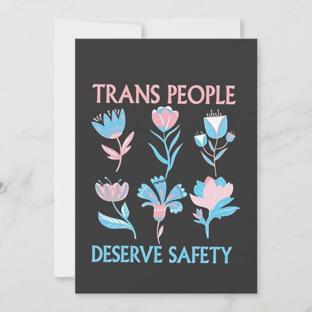 Transeuropeiska användare förtjänar Pride i månade Inbjudningar (Framsida)