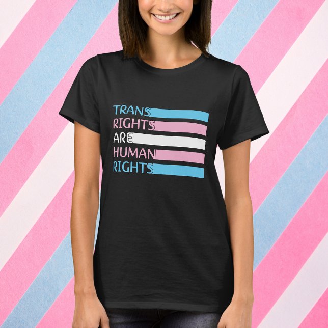 Transeuropeiska Höger är de mänskliga Högerna Gay  T Shirt (Trans Rights Are Human Rights Gay Pride T-Shirt
)