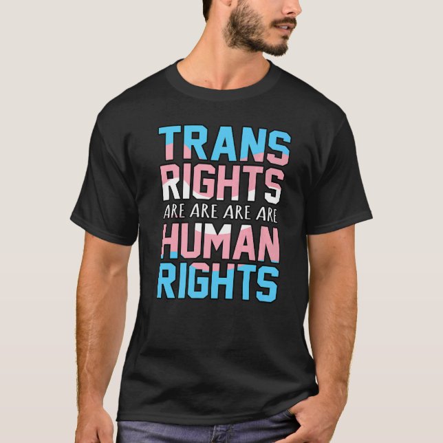 Transeuropeiska Höger är stöd för jämställdhet mel T Shirt (Framsida)