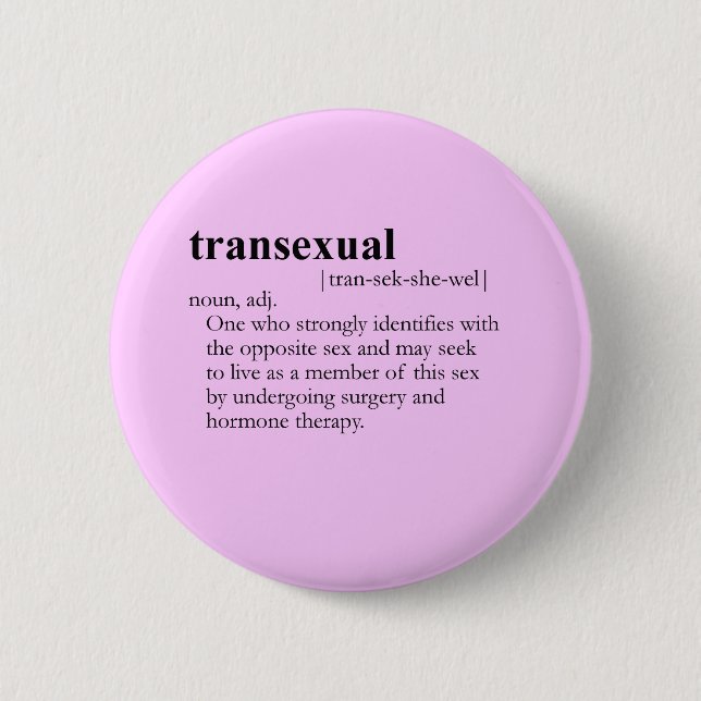 TRANSEXUELL (definition) Knapp (Framsida)