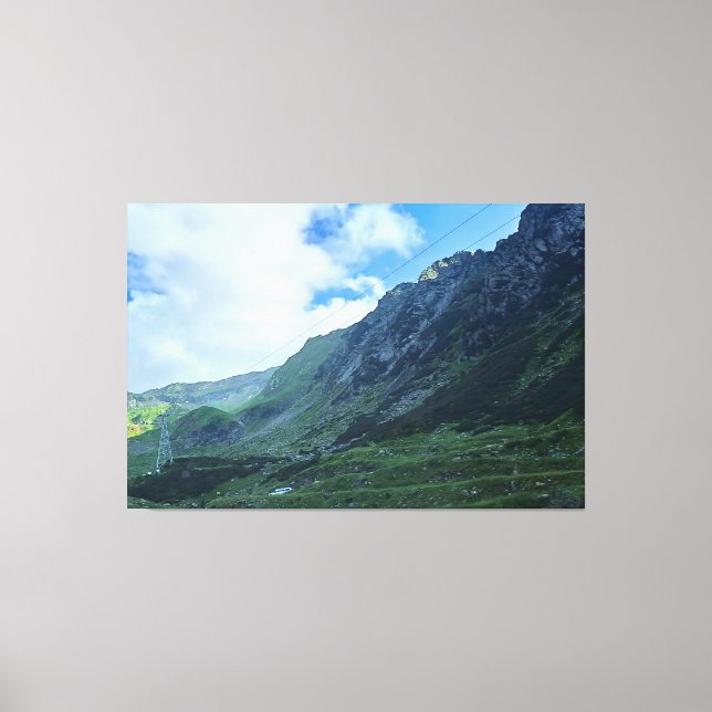 Transfagarasan Bergsväg - Rumänien Canvastryck (Framsida)