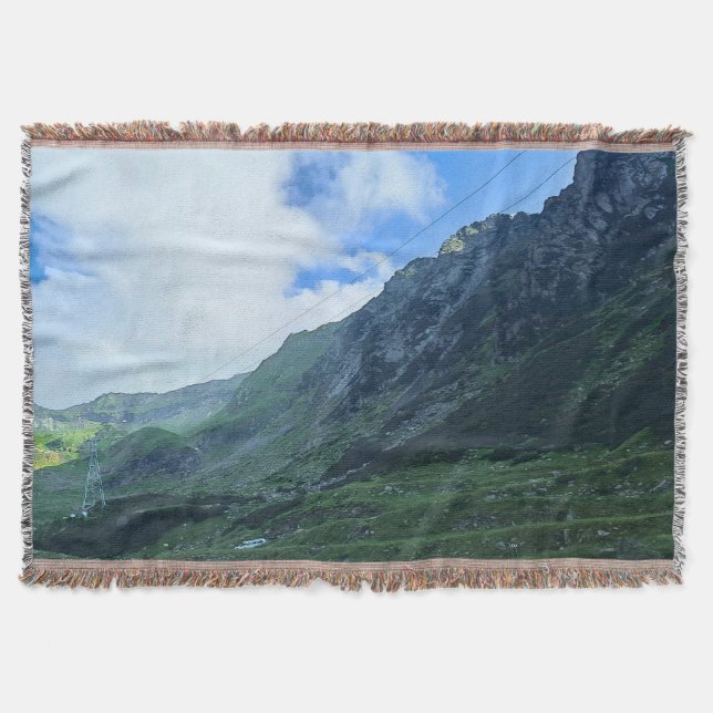 Transfagarasan Bergsväg - Rumänien Filt (Framsidan)
