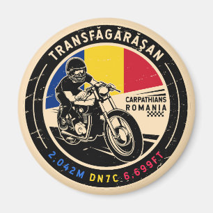 Transfagarasan RUMÄNIEN Motorcykel Magnet
