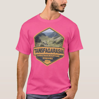 Transfagarasan Rumänien Travel Art Badge T Shirt