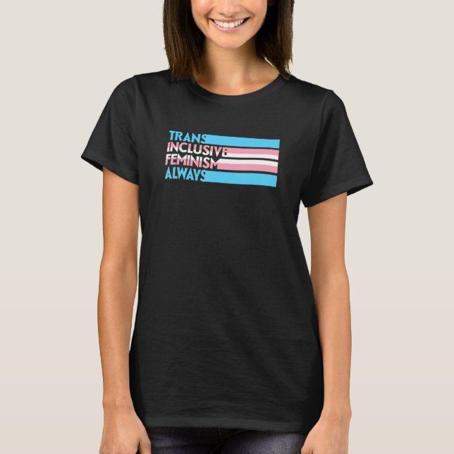 Transfeminism Trans för person 1 T Shirt (Framsida)