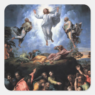 TRANSFIGURATION AV JESUS FYRKANTIGT KLISTERMÄRKE