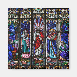 Transfiguration av konst för Jesus Kristusmålat Magnet