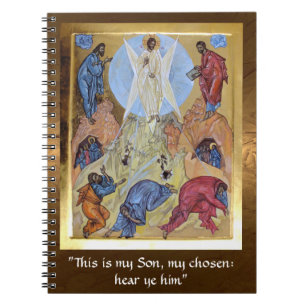 Transfiguration av Kristus Anteckningsbok Med Spiral