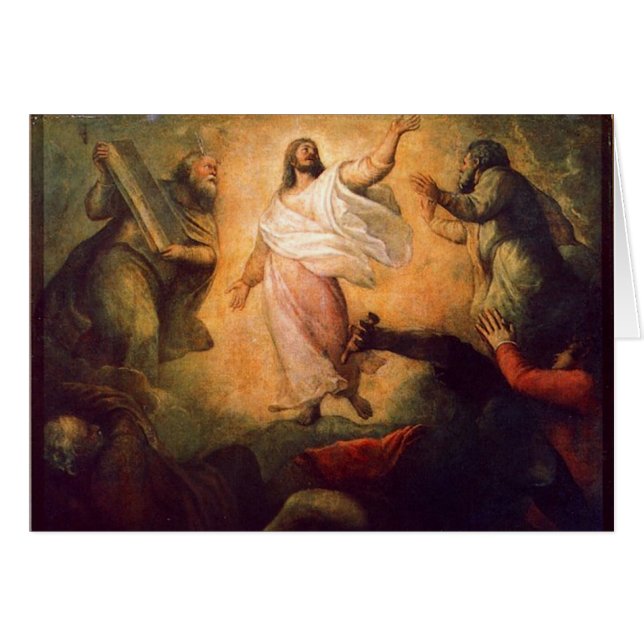 Transfiguration av vår Lord Jesus Kristus-Följe OBS Kort (Framsidan Horizontal)