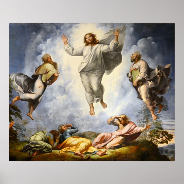 Transfiguration of Christ - Raphaello Sanzio 1520 Poster (Framsidan)