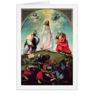 Transfigurationen av Kristus, c.1510-12 (olja på Hälsningskort