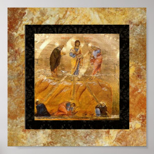 Transfigurationen av Kristus Poster