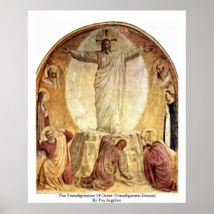 Transfigurationen av Kristus Poster