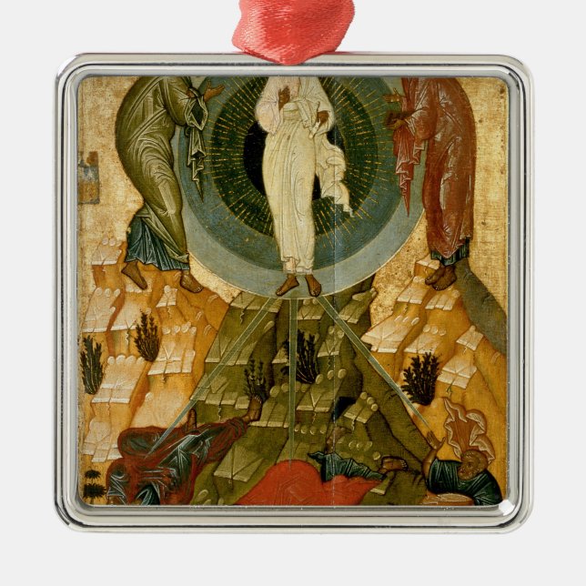 Transfigurationen av vår Lord Julgransprydnad Metall (Framsidan)