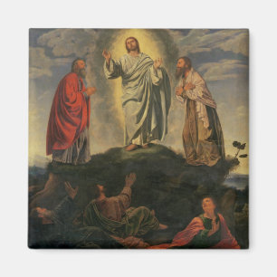 Transfigurationen, c.1527-33 (olja på panel) magnet