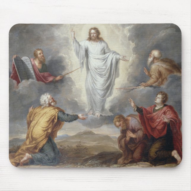 Transfigurationen (olja förkopprar på), musmatta (Framsidan)