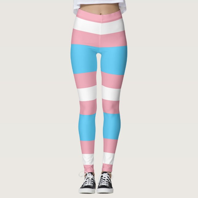 Transflagga Leggings (Framsida)